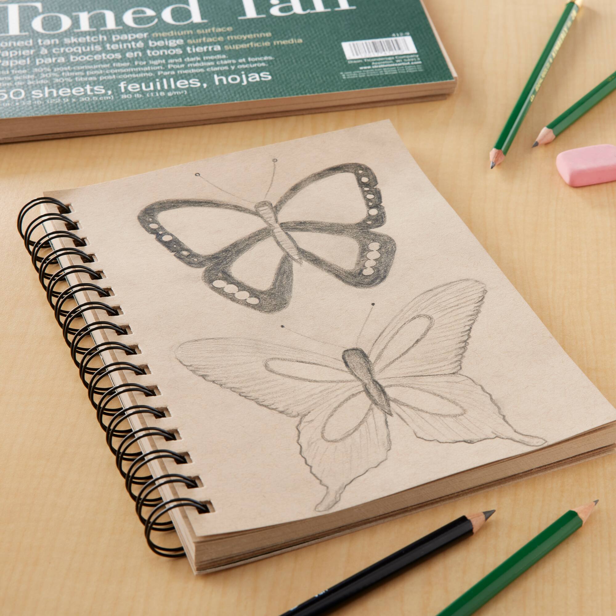 Strathmore® 400 Series Recycled Toned Tan Sketch Paper Pad